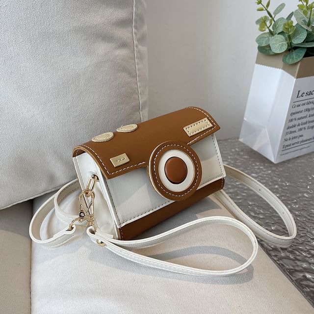 Block Bag Crossbody Color Camera Flap