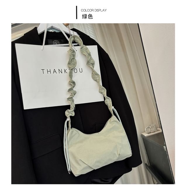 Strap Bag Crossbody Plain Ruched