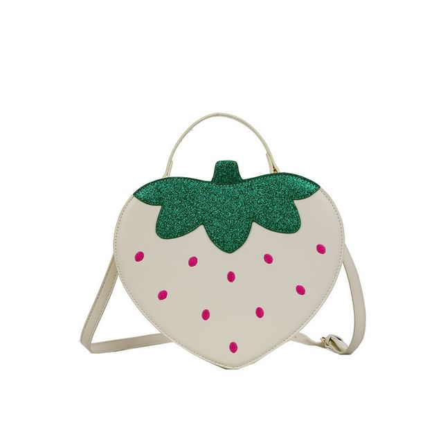 Bag Crossbody Faux Leather Strawberry