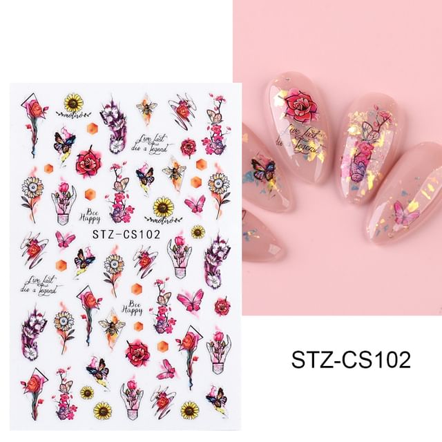 Print Nail Art Stickers