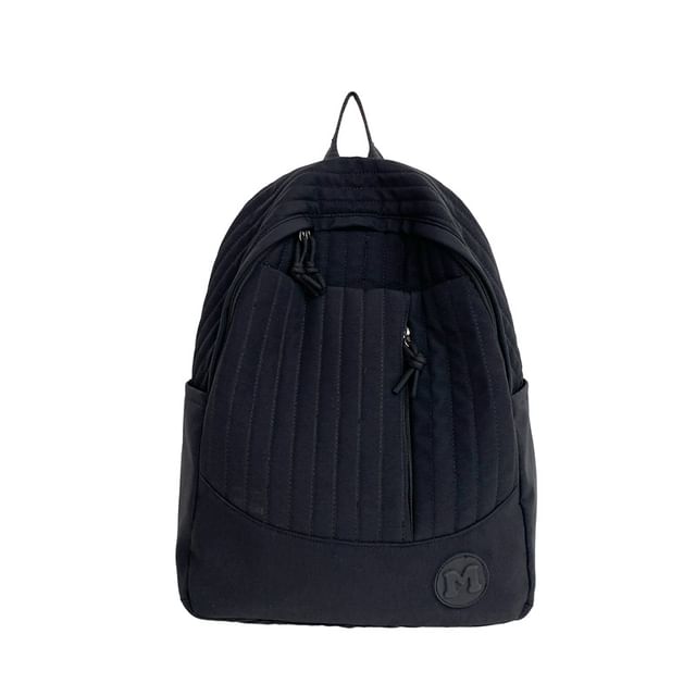 Quilted Backpack Laptop Plain