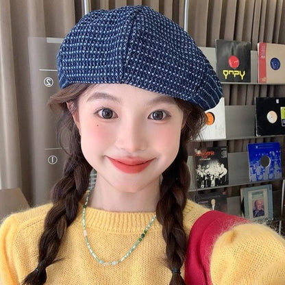 Beret / Cap Newsboy Denim