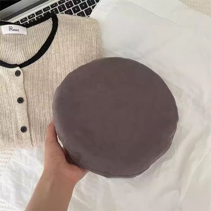 Belted Suede Beret Faux
