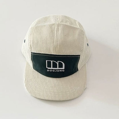 Embroidered Corduroy Panel Cap Lettering Baseball