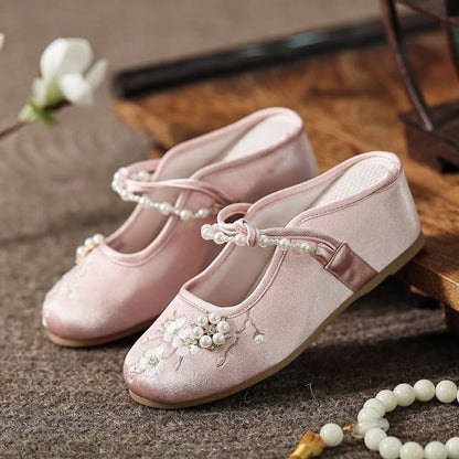 Mules Beaded Wedge-Heel