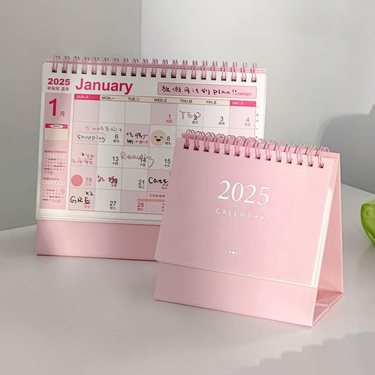 Plain Desktop Calendar 2025