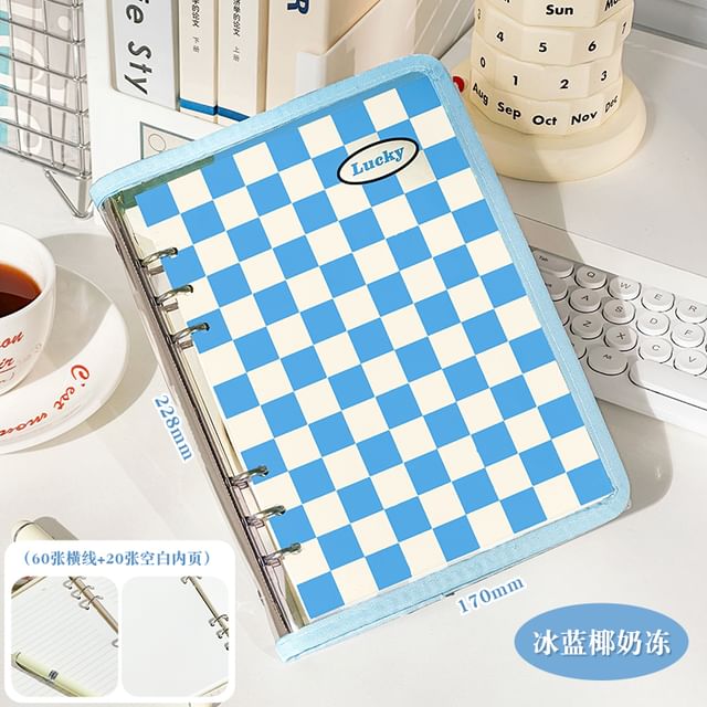 Transparent PVC Loose Leaf A5 Notebook