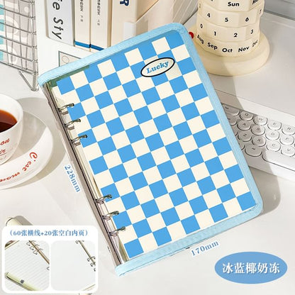 Transparent PVC Loose Leaf A5 Notebook