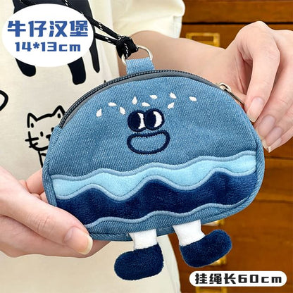 Burger / Toast / Seal Chenille Pouch