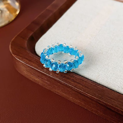 Rhinestone Ring Alloy (Various Designs)