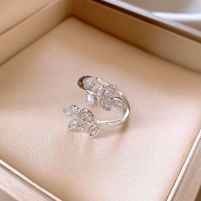 Rhinestone Designs) Ring (Various Alloy Open