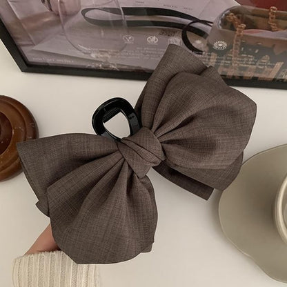 Bow Fabric Hair Claw