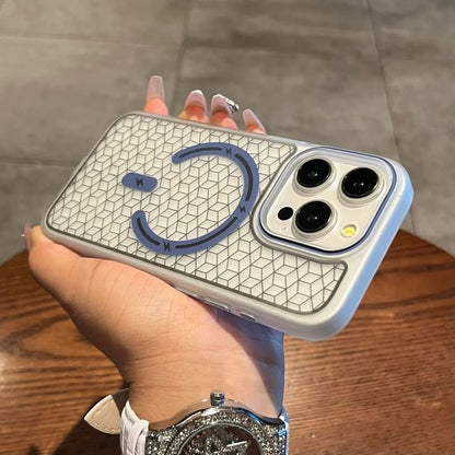 Case MagSafe) Phone with (Compatible Geometric Magnetic