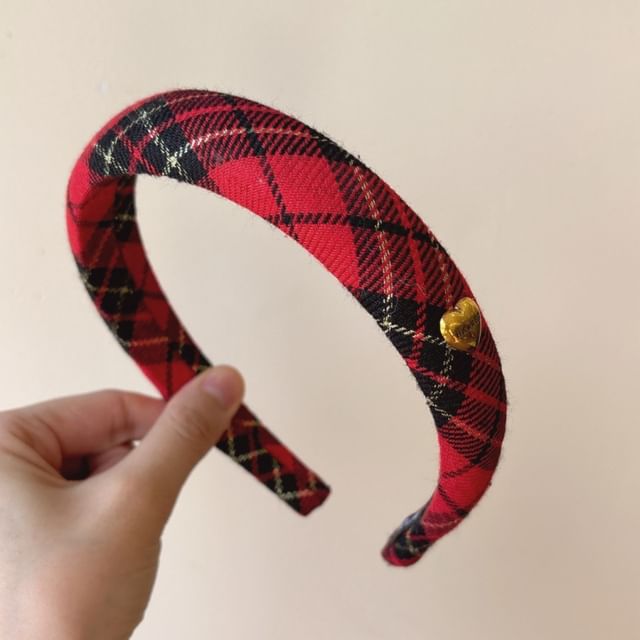 Plaid Headband / Scrunchie