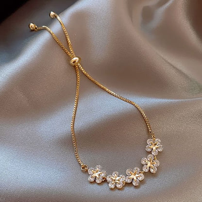 Bracelet Beaded Rhinestone Butterfly /