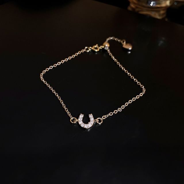 / Bracelet Beaded Rhinestone Gemstone