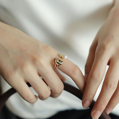 / Freshwater Ring Set Pearl