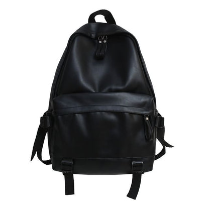 Faux Backpack Multi-Pocket Leather