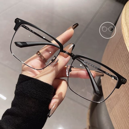 Eyeglasses Frame Metal Square