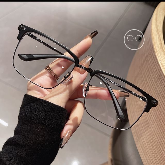 Eyeglasses Frame Metal Square