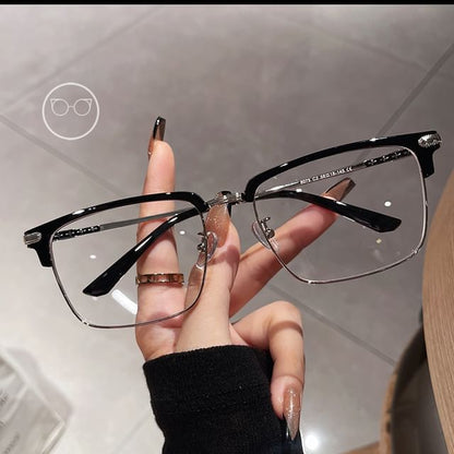 Eyeglasses Frame Metal Square