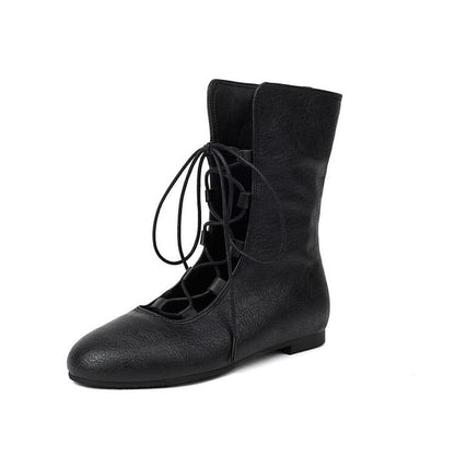 Boots Short Lace-Up