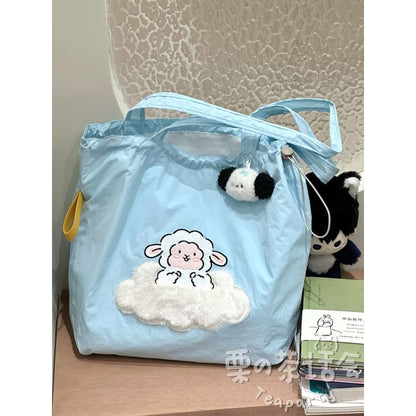 Animal Applique Tote Bag / Bag Charm / Set