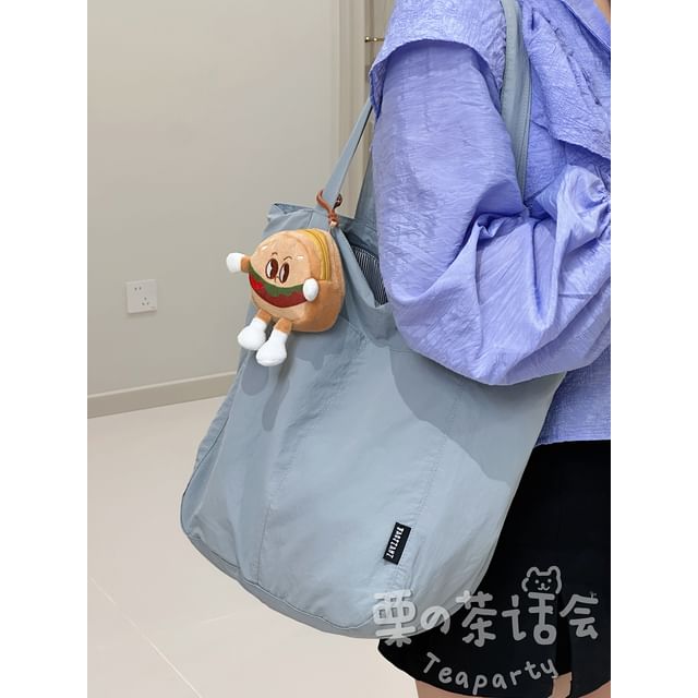 Canvas Plain Tote Bag / Bag Charm / Set