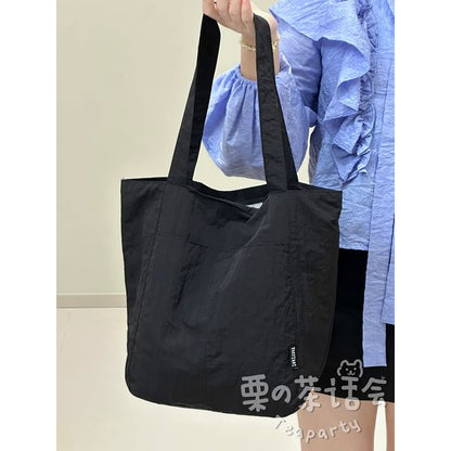 Canvas Plain Tote Bag / Bag Charm / Set