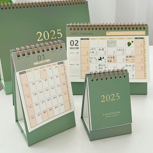 Numerical  Desktop Calendar 2025   / Set