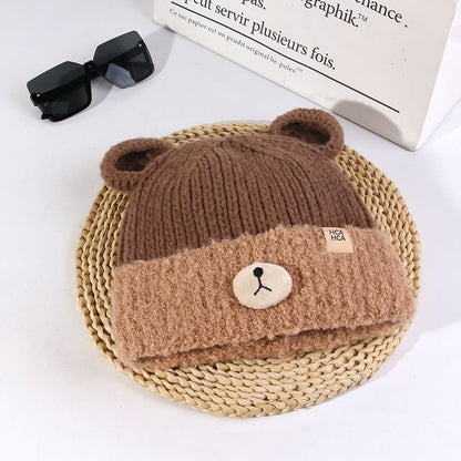 Knit Beanie Bear Ear
