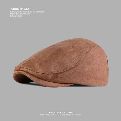 Suede Cap Faux Flat