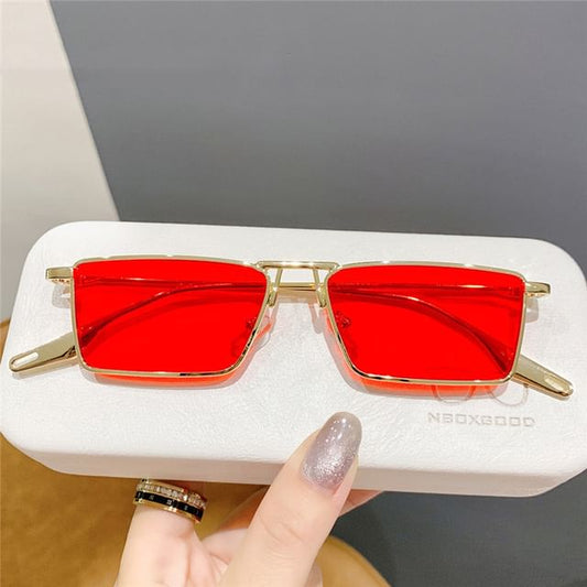 Metal Frame Sunglasses Square