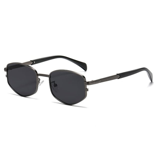 Frame Geometric Sunglasses Metal