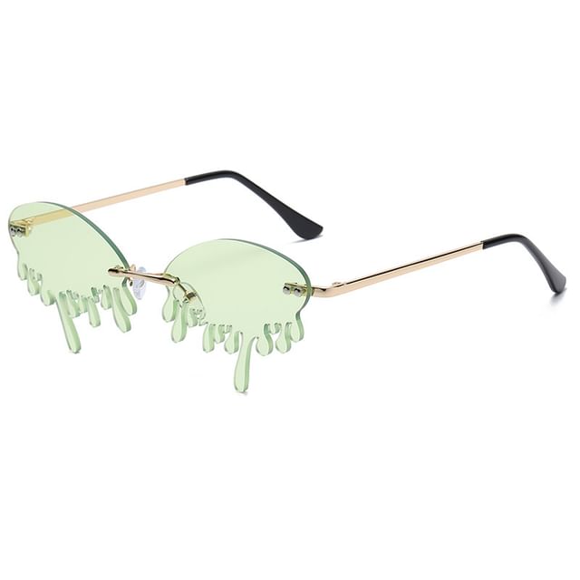 Frameless Melted Sunglasses