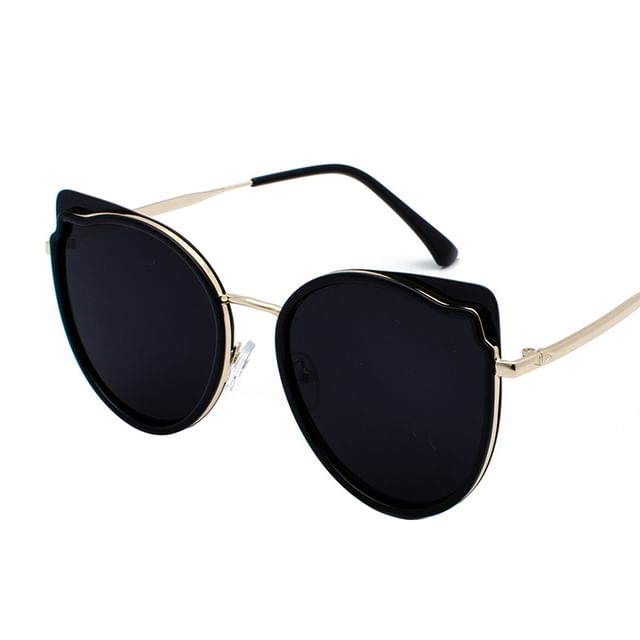 Frame Cat Eye Metal Sunglasses