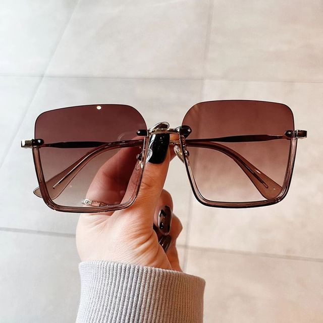 Sunglasses Frame Half Square