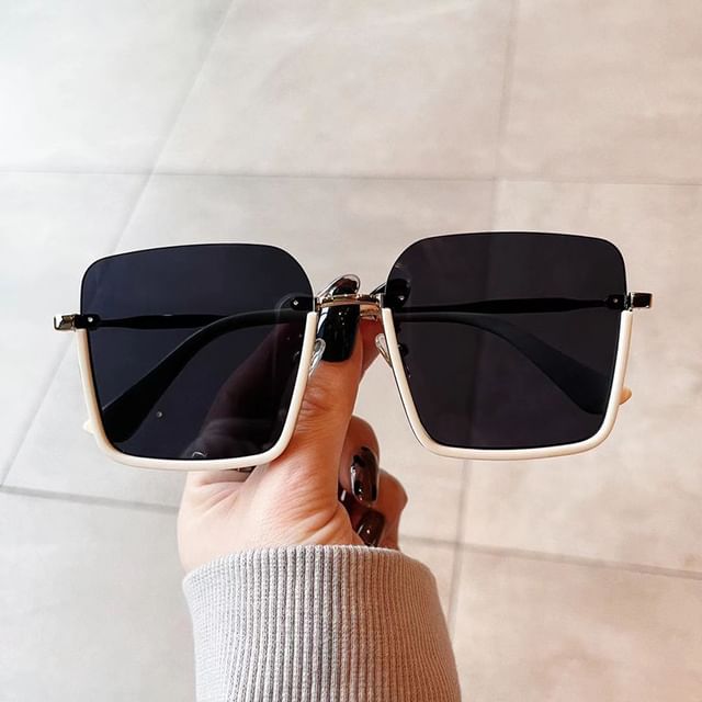 Sunglasses Frame Half Square
