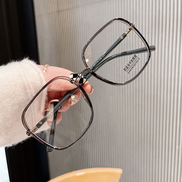 Eyeglasses Square Blocking Light Blue