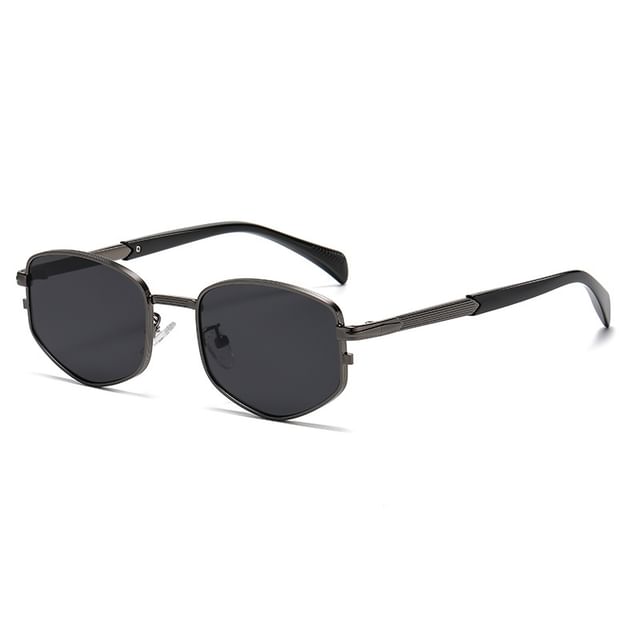 Frame Geometric Sunglasses Metal