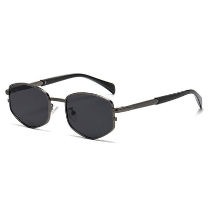 Frame Geometric Sunglasses Metal