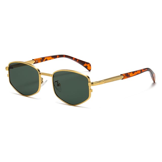 Frame Geometric Sunglasses Metal