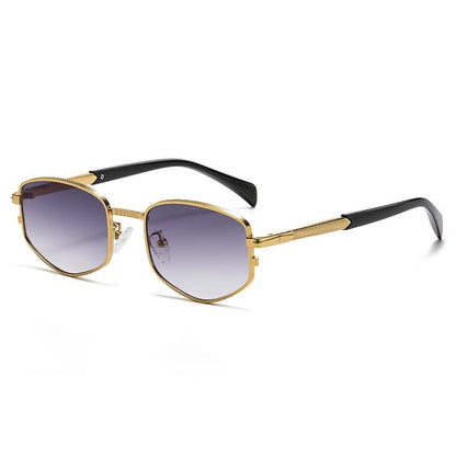 Frame Geometric Sunglasses Metal