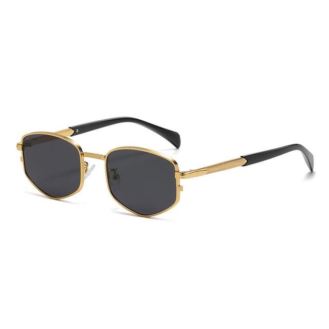 Frame Geometric Sunglasses Metal