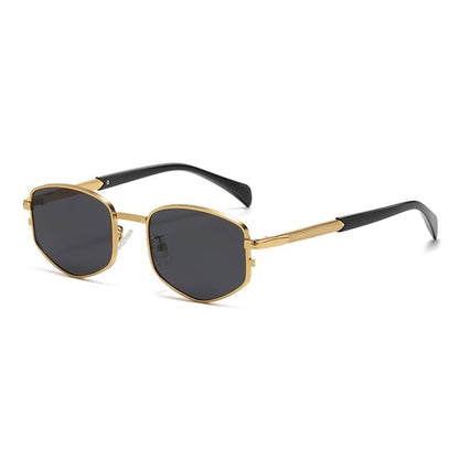 Frame Geometric Sunglasses Metal