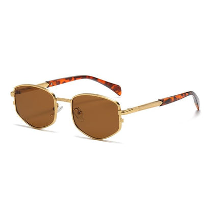 Frame Geometric Sunglasses Metal