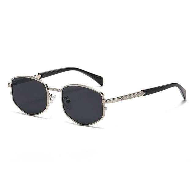 Frame Geometric Sunglasses Metal
