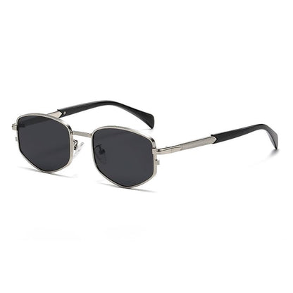 Frame Geometric Sunglasses Metal