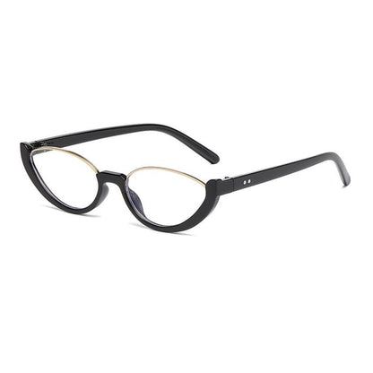 Semi-Rimless Oval Sunglasses Small