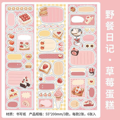 Food Cartoon Masking Tape